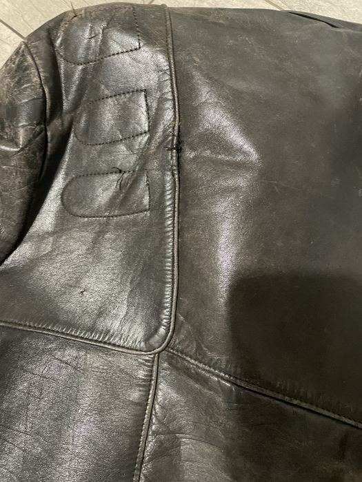 Geaca moto piele vintage