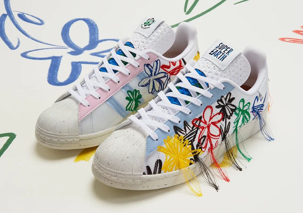 Încălțări Sport Adidas Superstar X Sean Wotherspoon SUPEREARTH 44 2/3