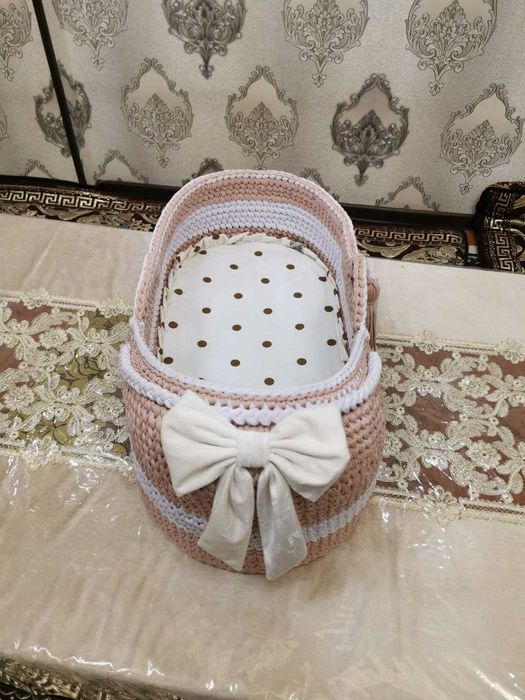 Вязаная люлька ручной работы