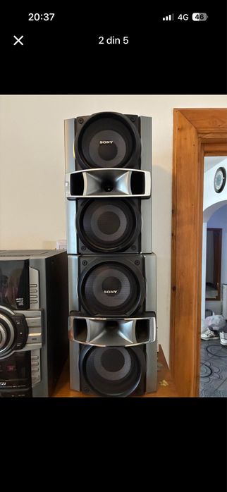 Sistem audio Sony Genezi – 3 CD, USB, MP3, Tuner, sistem complet