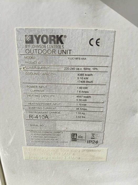 Aer conditionat 18000BTU - Utilizat