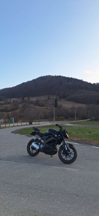 Vand Yamaha MT 125, an 2017, model cu ABS (fata-spate)