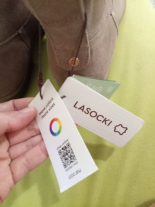 Нови боти ест. Велур  Lasocki