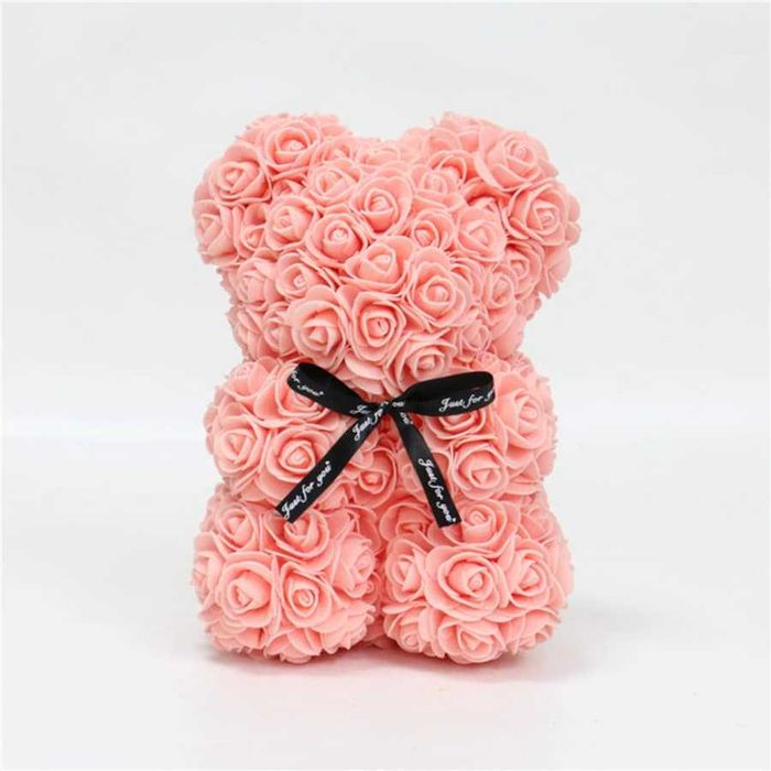 Мече от рози BG Rose Bear, 20см 25см 40 см с кутия