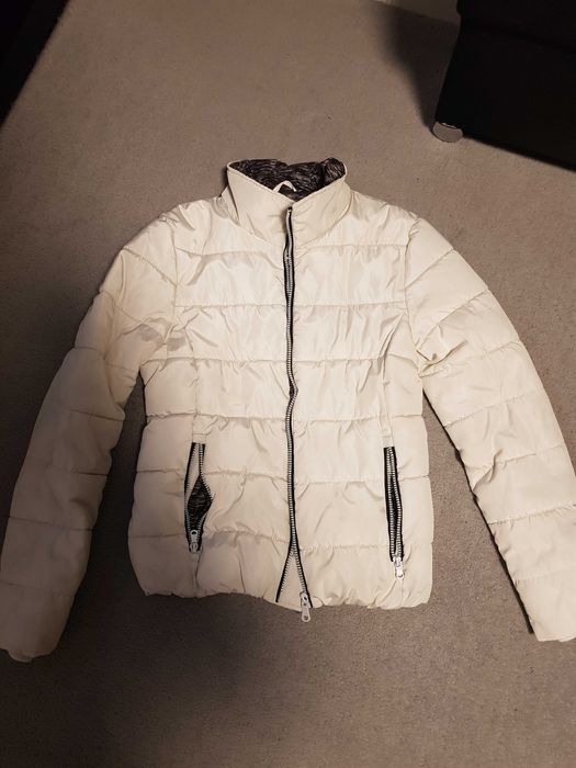 Geaca alba groasa M