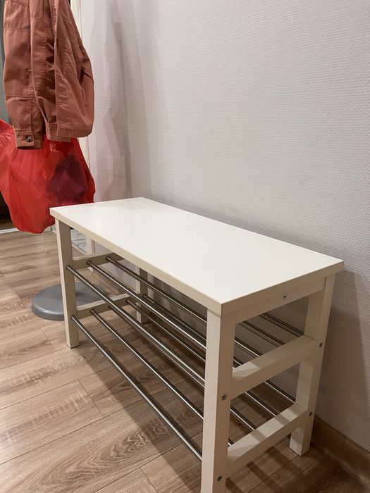 Обувница Икеа белая