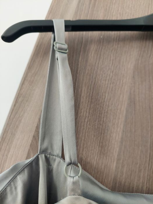 Top The limited gri elegant cu bretele ajustabile