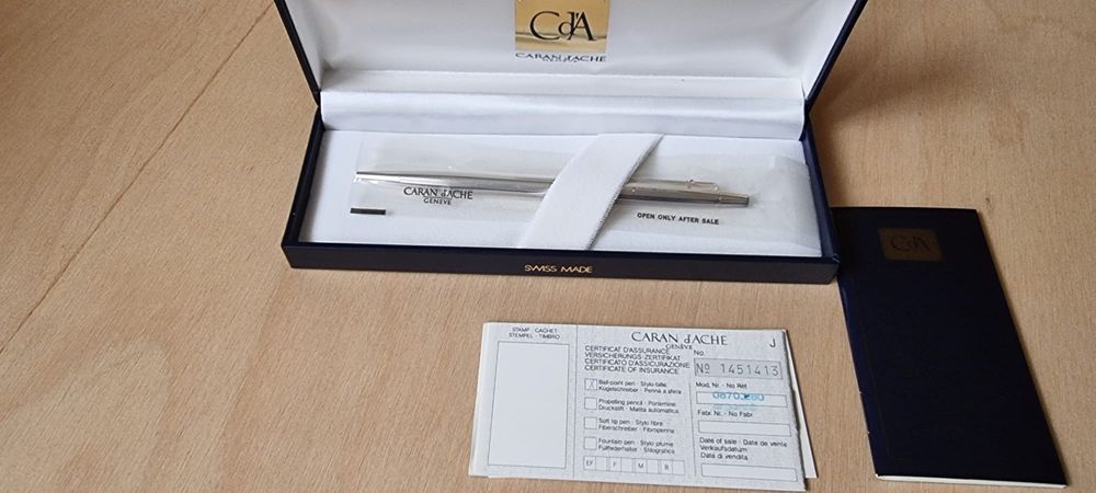 Caran D'ache - pix de lux placat cu argint și rhodiu