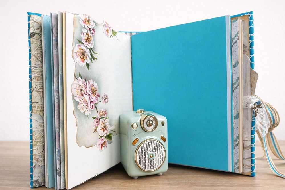 „Спомени от пристанището“ - уникален ръчно декориран журнал