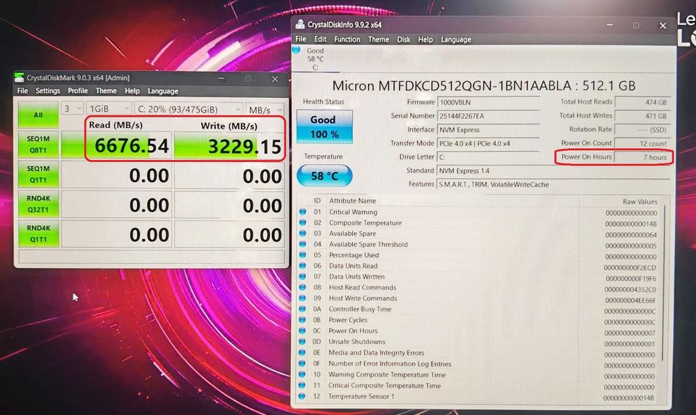 ЧИСТО НОВ/NVidia RTX 5060 8GB/AMD Ryzen 7 250/16GB RAM/512GB SSD NVME/15.6 IPS 144hz/Lenovo LOQ 15.6 геймърски лаптоп gaming laptop new