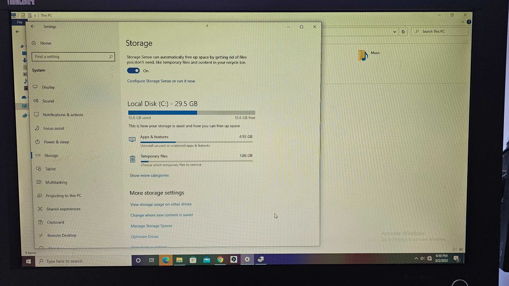 PC Lenovo All-in-one ThinkCentre M71z
