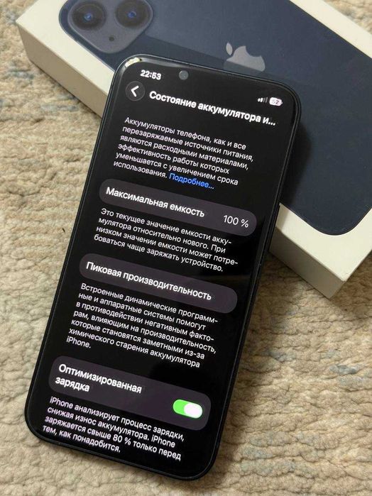 Iphone 13 128 gb qora