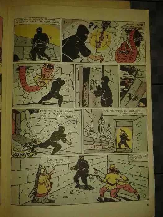 Aventurile unui Ninja revista romaneasca de benzi desenate