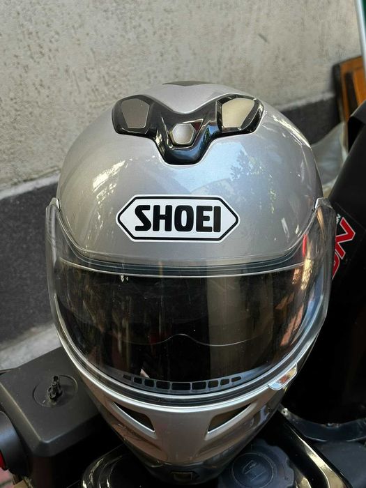 Casca Moto Modulara SHOEI, Gri, Marimea L - Ochelari de soare inclusi