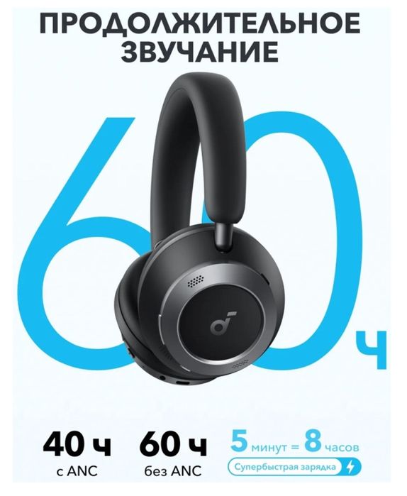 Наушники Anker Soundcore space one pro