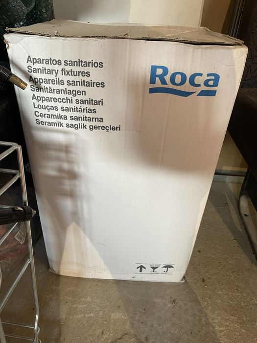 Vas wc suspendat Roca Meridian rimless alb