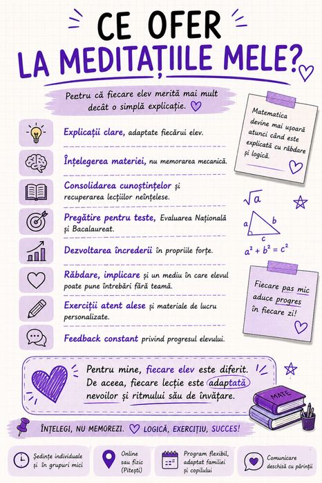 Meditatii la matematica
