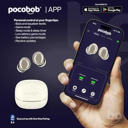 Безжични слушалки pocobob S 2 8 г Bluetooth