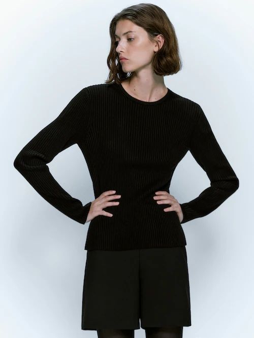 Pulover reiat Massimo Dutti