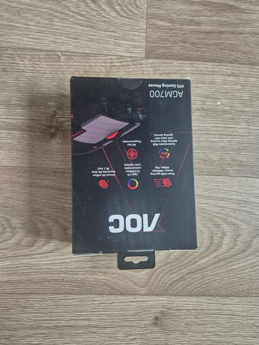 Игровая мышь AOC AGM700. Новая. Топ-сенсор.
