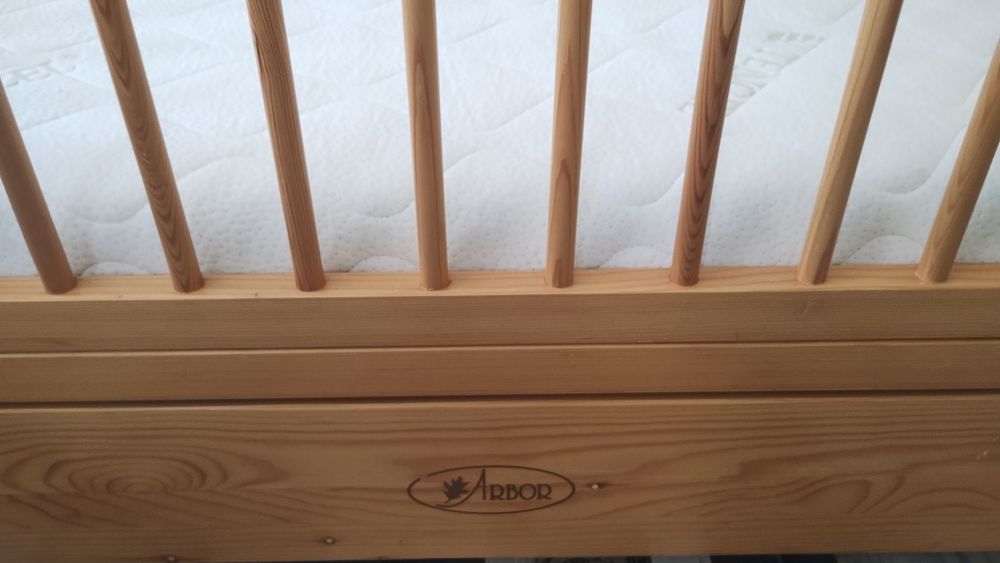 Бебешка кошара Arbor 120x60cm. с матрак