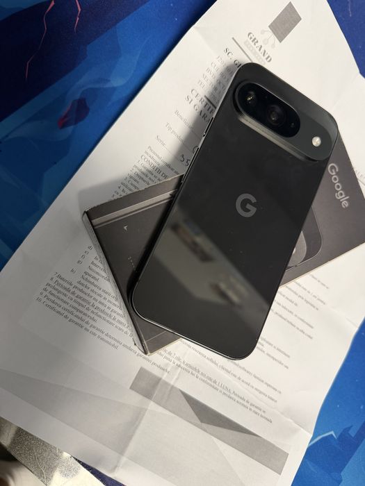 Google Pixel 9 , 128GB , La cutie , Negru , Impecabil.