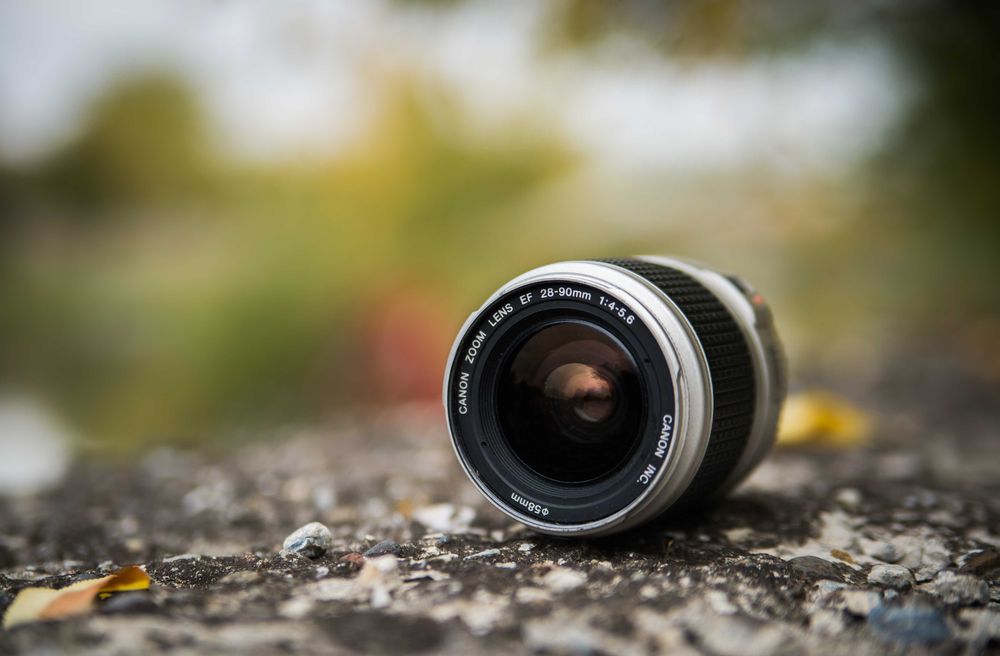 obiectiv foto  full frame canon 28-90 mm ef.