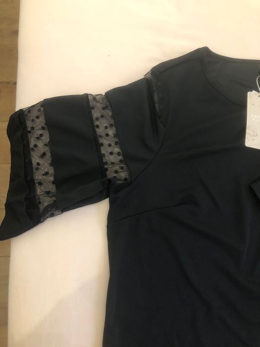 Дамска елегантна черна рокля