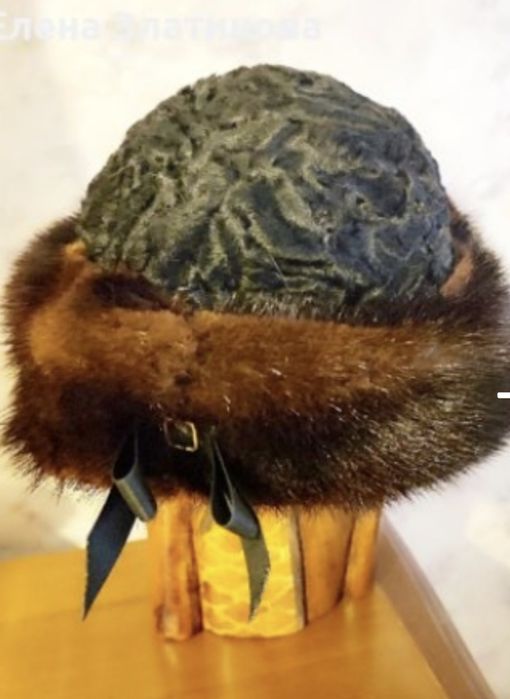 Шапка естествени кожи