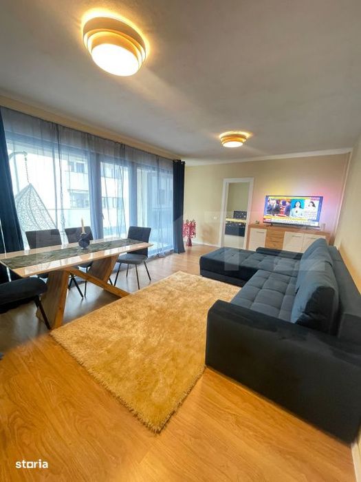 Apartament 2 camere, 70 mp, prima inchiriere, parcare, terasa, Borhanc — fotografia 1