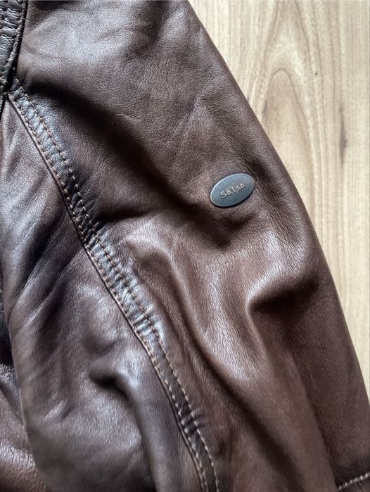 SaLsa Jeans / мъжко кожено(естествена) яке L