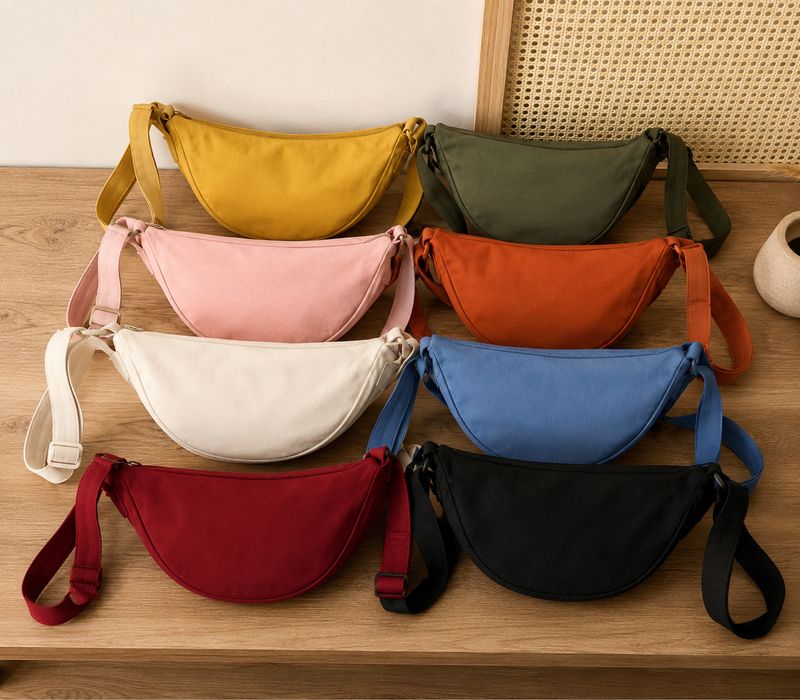 Модерна чанта Crossbody Canvas - нова колекция 2026