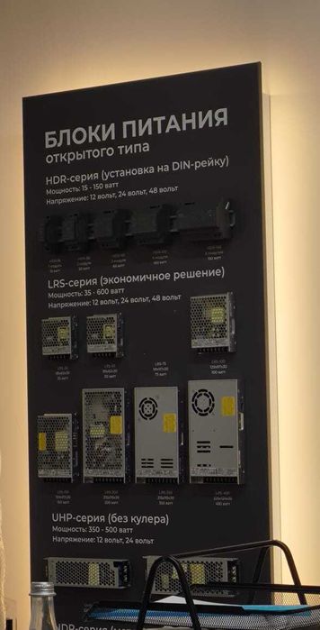 Датчик движения, диммер, блок питания, контроллер