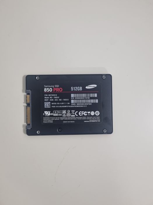 SSD Samsung 850 Pro de 512GB