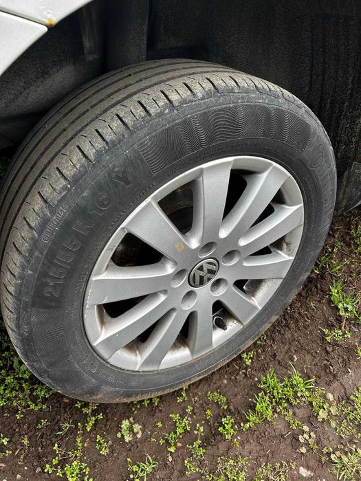 Set jante aliaj cu anvelope Vw Passat B6  215/55R16