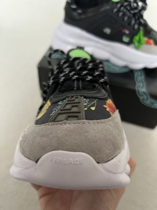 Versace Chain Reaction Black/ Grey/ White 42