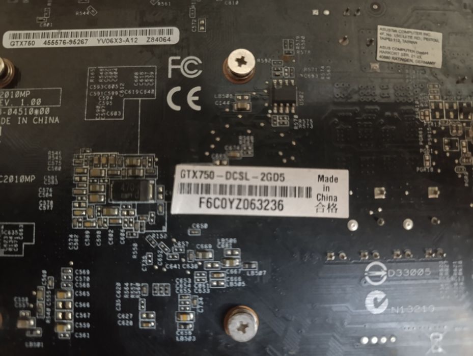 Продам видеокарту gtx 750