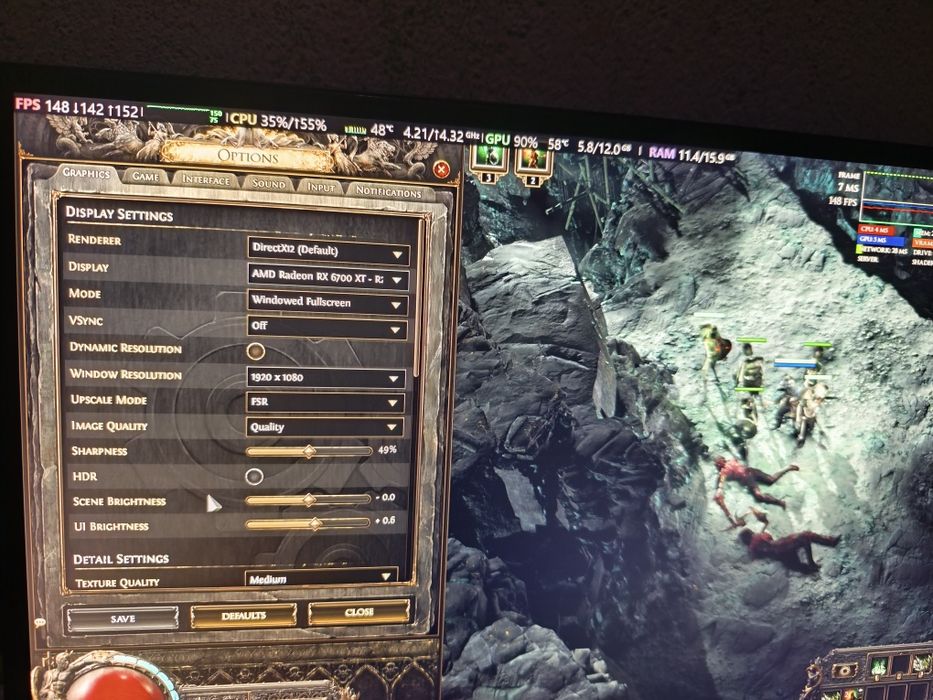 Геймърски компютър r7 5800x Radeon 6700xt 12gb