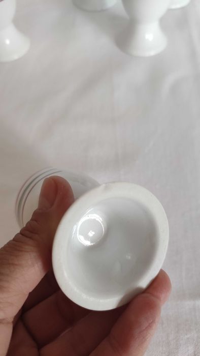 Комплект от 6 бр.коктиери +6 бр.подложни чинийки