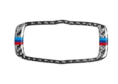 Carbon стикер управление на фарове: BMW E60 2004-10