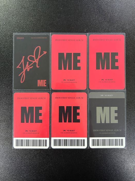 Оригинальные карты Jisoo из BLACKPINK