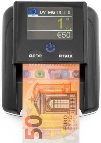 2 в 1 детектор за фалшиви банкноти и брояч ЕВРО / USD / GBP