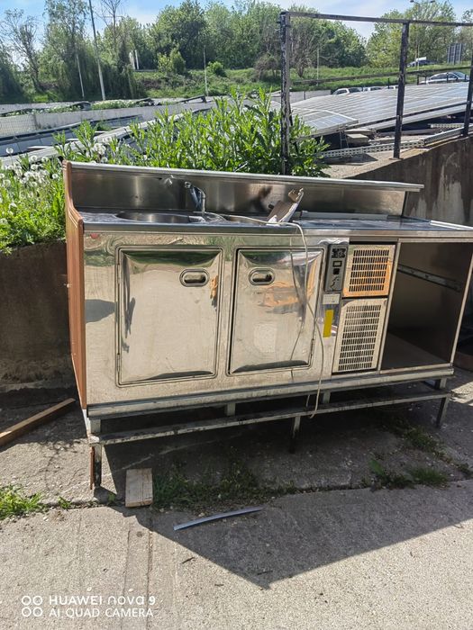 Blat de bar cu doua chiuvete