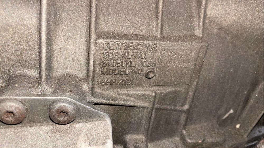 6HP28X скорости за БМВ  с хидро