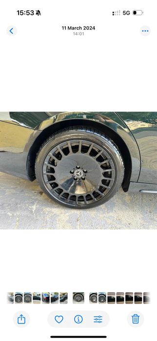 Vand jante mercedes pe 20 cu anvelope de vara