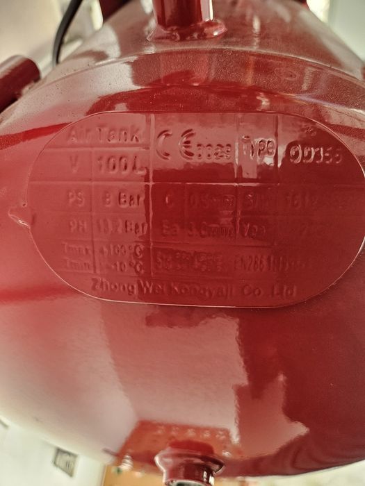 Vand compresor aer 100 litri motor 220 cu cap compresor separt