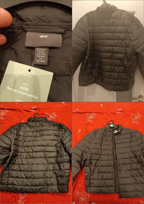 Geacă H&M, mărimea XXL, nouă cu etichetă, neagră