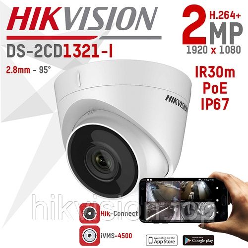 Камера видео наблюдения Hikvision. Установка, настройка, продажа.