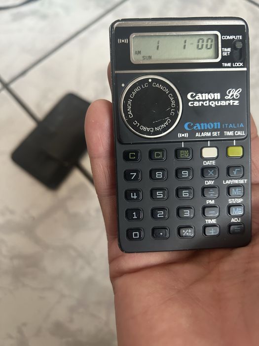 Calculator vechi de colectie Canon card lc-61t