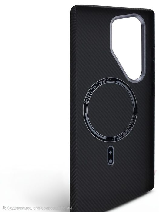 Чехол в стиле карбон на Samsung Galaxy S25ultra